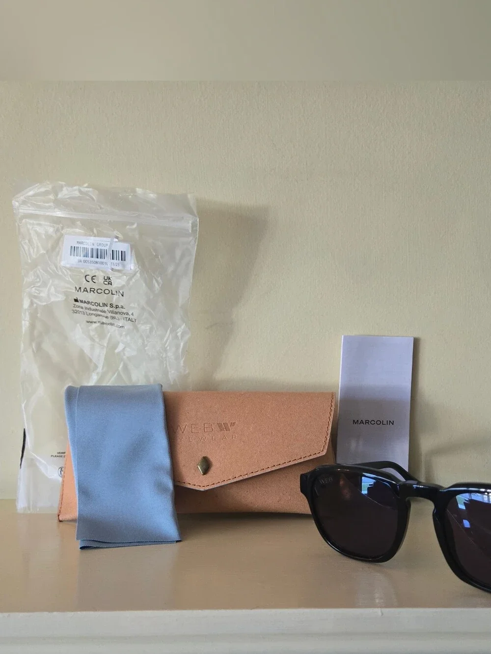 Web WE0370 05A Black Crystal 52-21-150 Men's Sunglasses